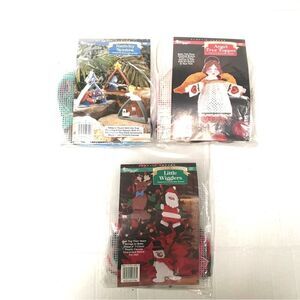 NIP The Needlecraft shop Christmas craft decor 3pack
